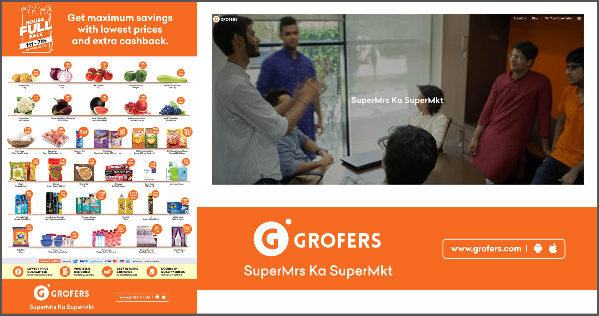 Grofers insensitive advertisement 2018, super Mrs ka Super Market - gender stereotypes